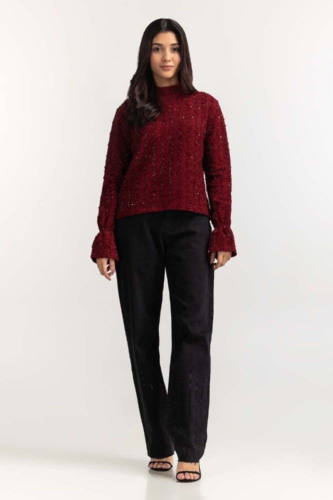Red Basic Top WM-KTP23-105