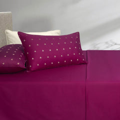 Red Bud T-400 Embroidered Bed Sheet Set