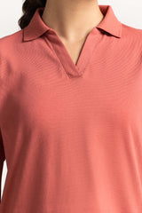 Red Knit Top WM-KTP-SS24-065