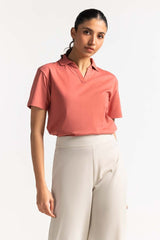 Red Knit Top WM-KTP-SS24-065