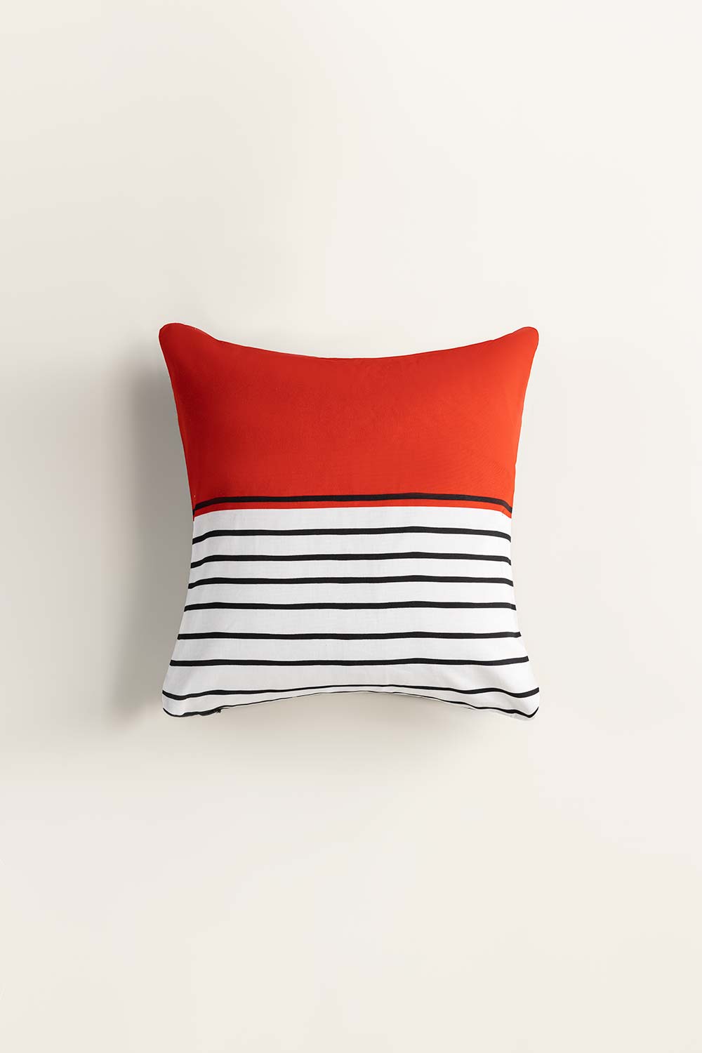 Red Lines Digital Cushion Cover