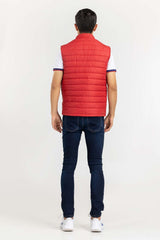 Red Quilted Gilet JKT-WVST22-022