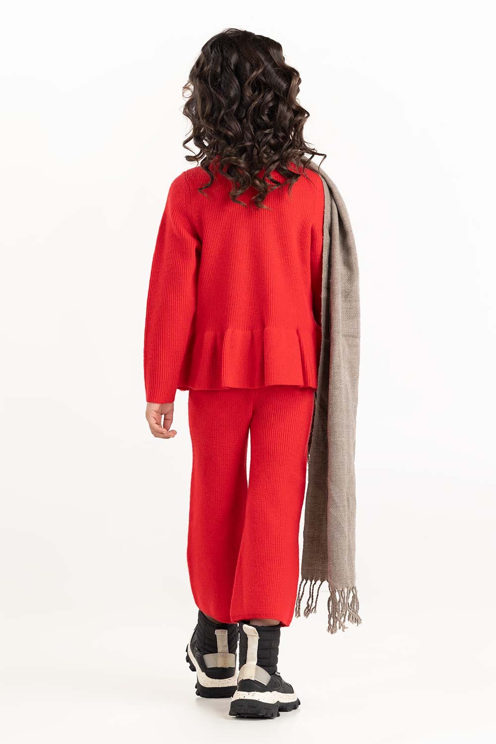 Toddler Girl Red Trouser 224-616-308