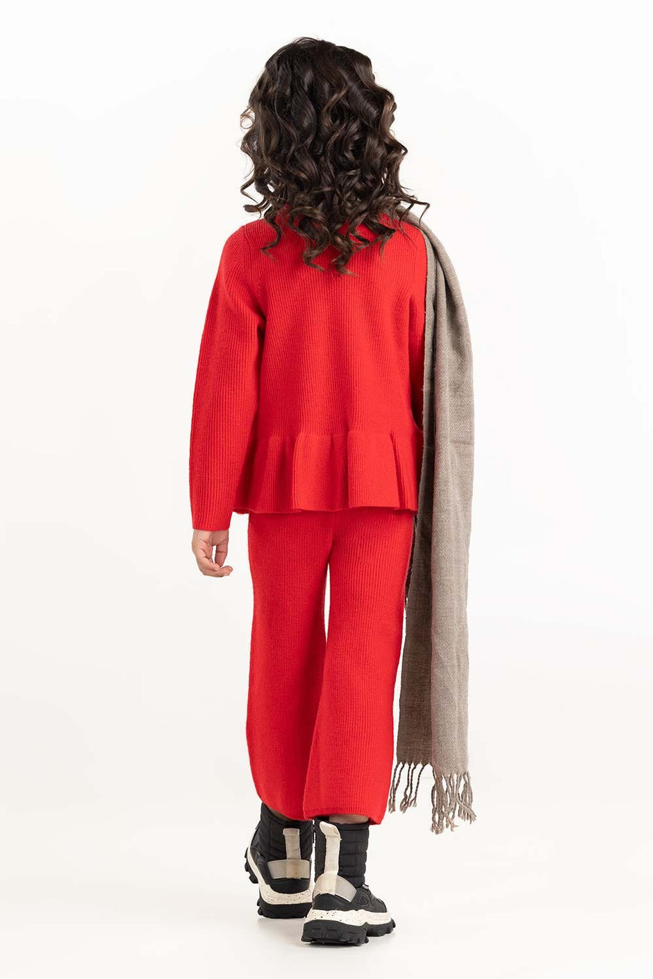 Toddler Girl Red Trouser 224-616-308