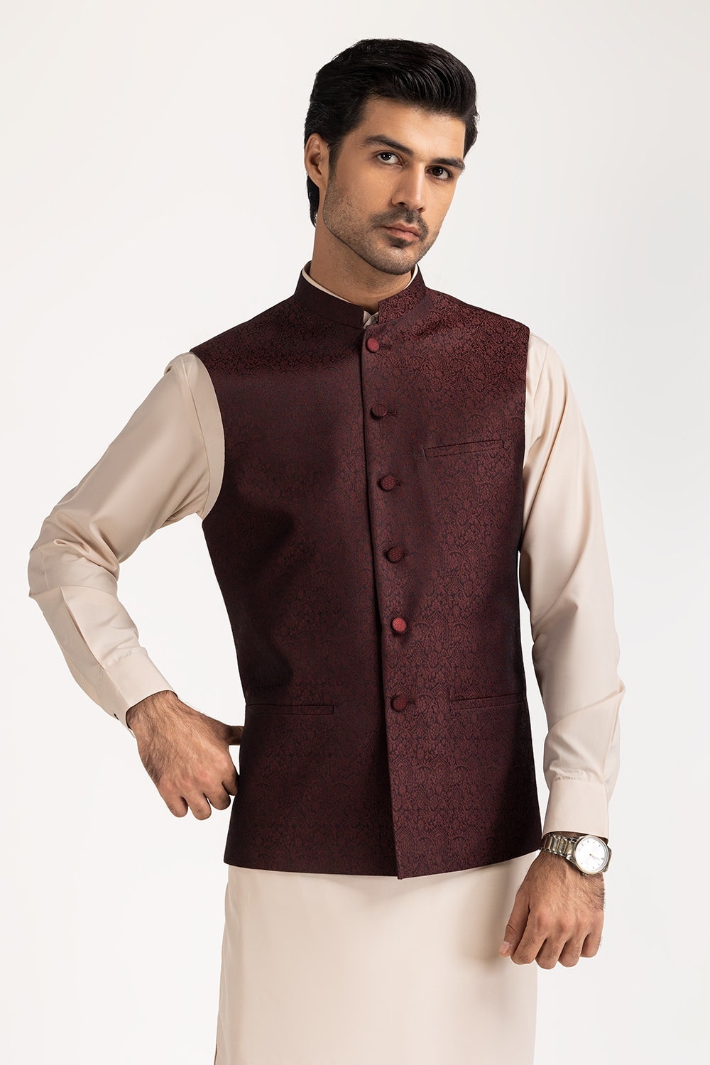 Red Waistcoat WC-PD24-033