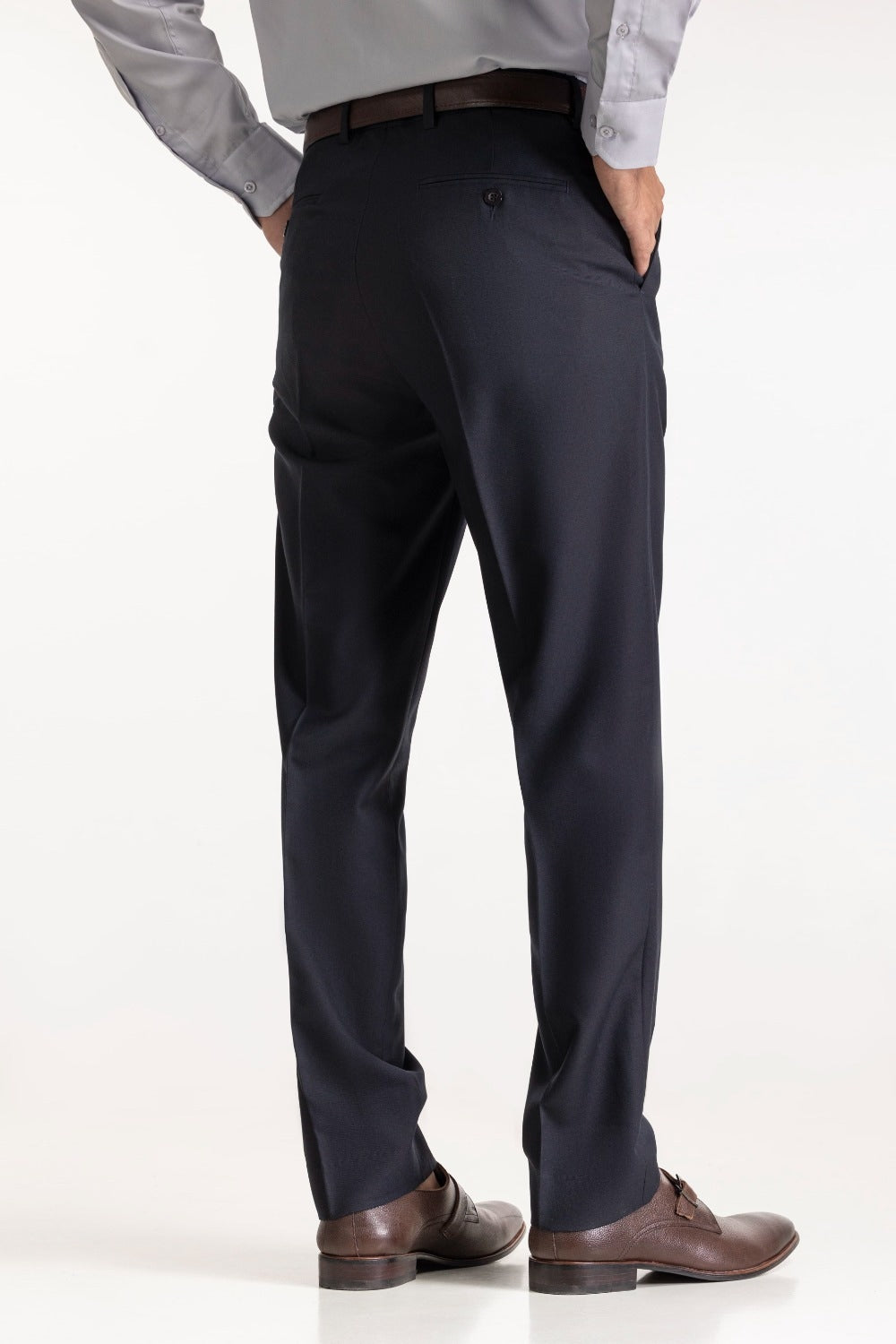 Regular Fit Blended Dress Pant MN-TR-FM23-046