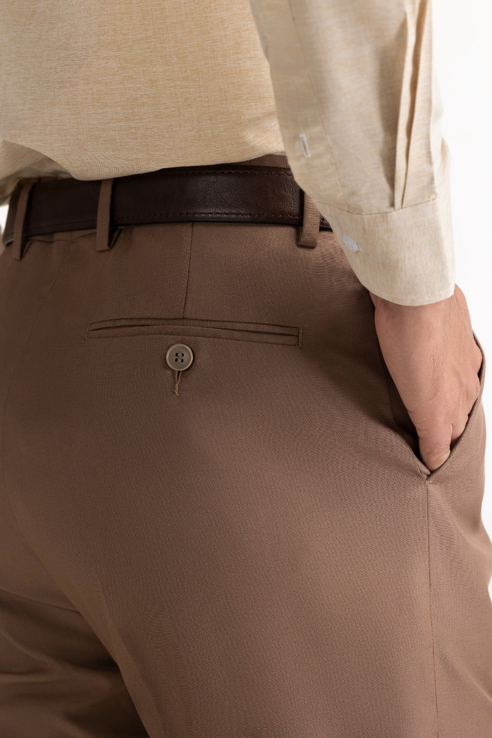 Regular Fit Blended Dress Pant MN-TR-FM23-052