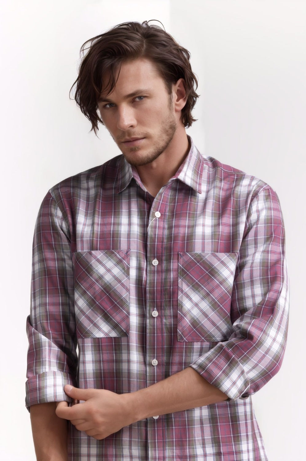Regular Fit Casual Shirts MN-CS-SS24-112