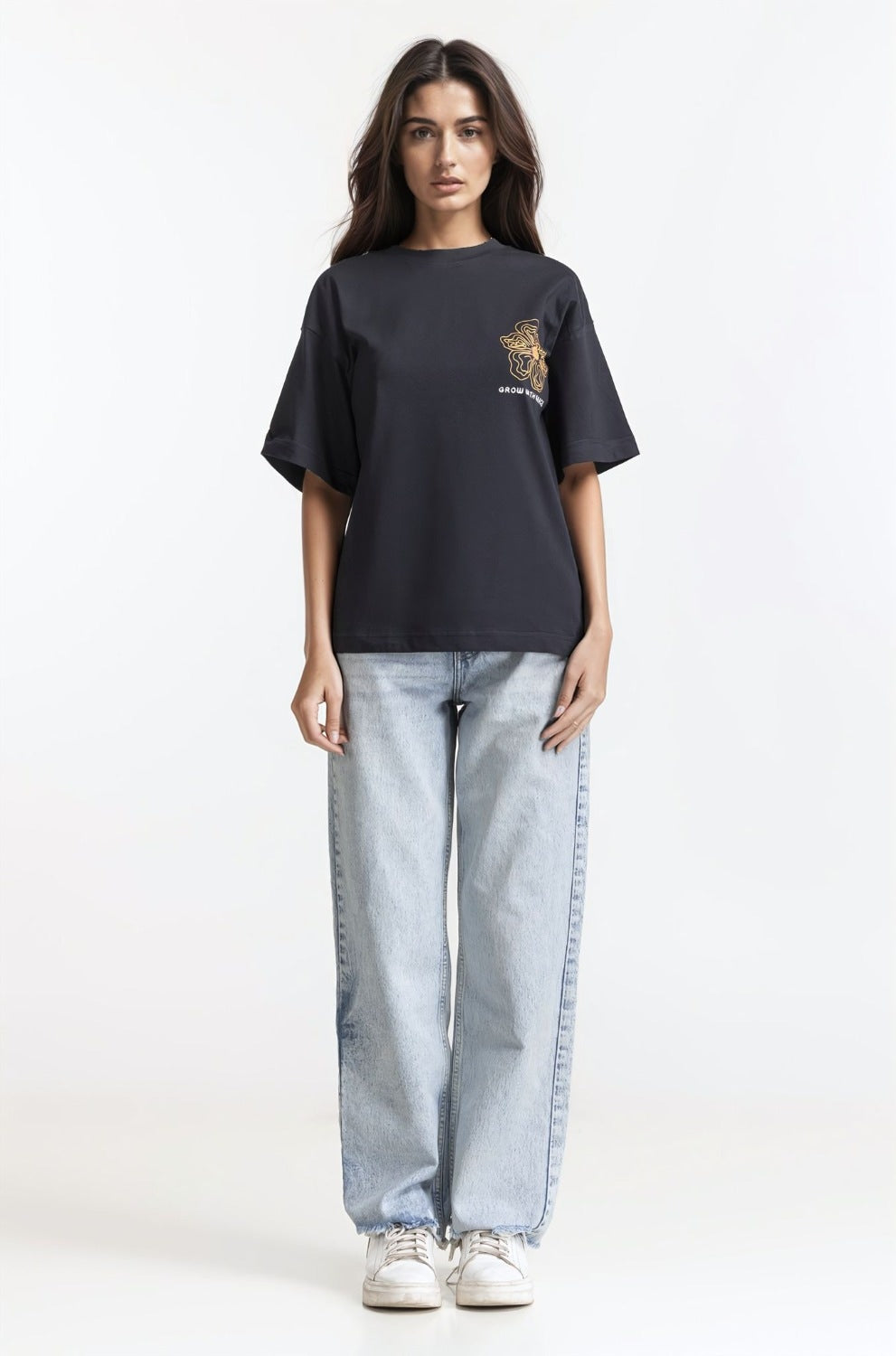 Regular Fit Crew Neck Tee WM-KTP-SS24-068