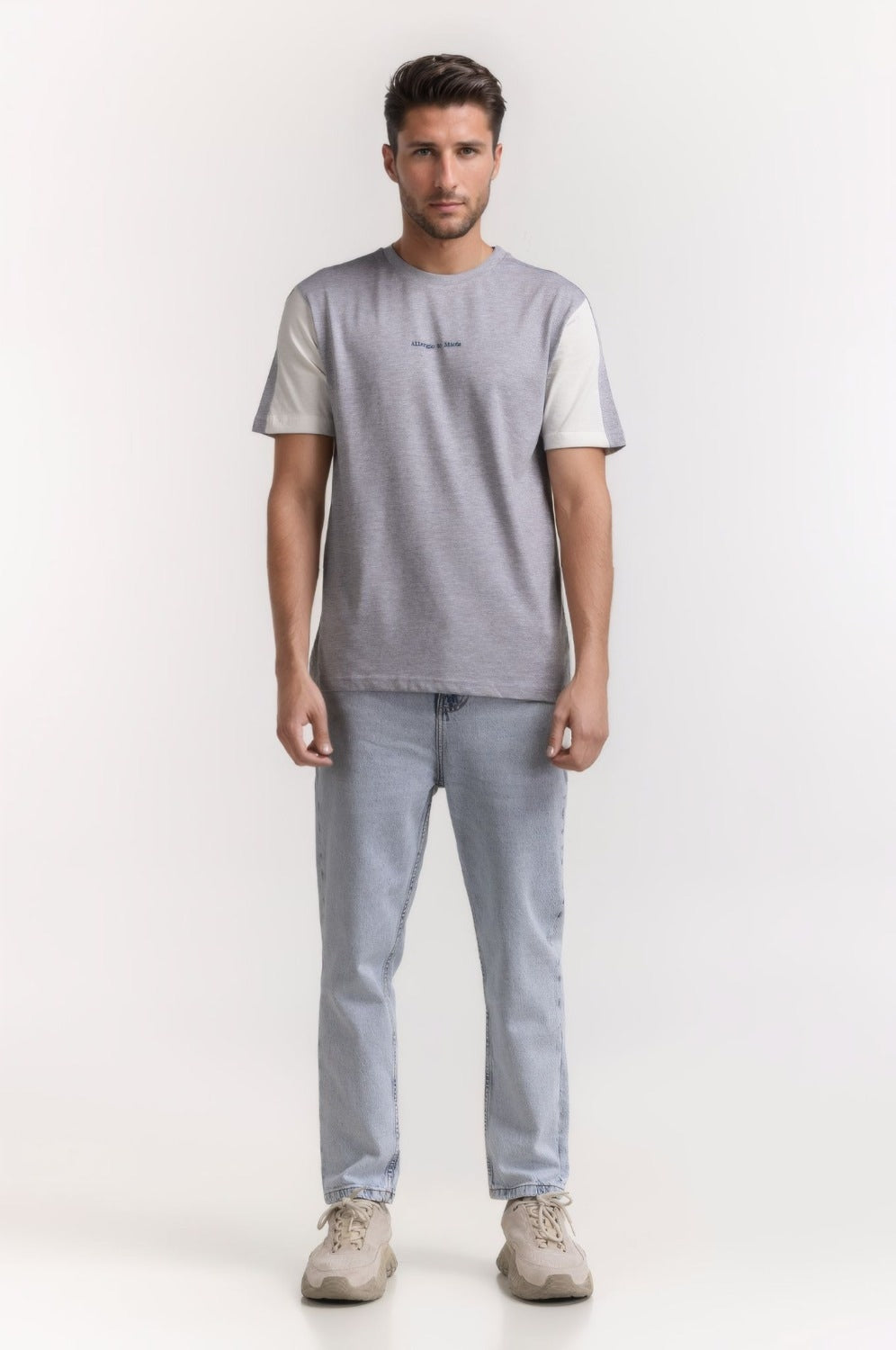 Regular Fit Shoulder Panel Tee TS-CNSJ24-180