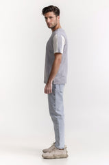 Regular Fit Shoulder Panel Tee TS-CNSJ24-180