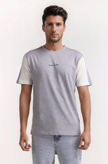 Regular Fit Shoulder Panel Tee TS-CNSJ24-180