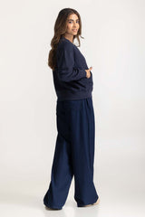 Regular Fit Zipper Sweatshirt WM-KNZ-WS24-029