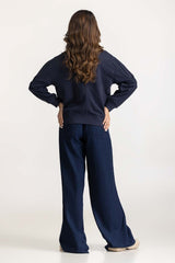 Regular Fit Zipper Sweatshirt WM-KNZ-WS24-029