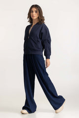 Regular Fit Zipper Sweatshirt WM-KNZ-WS24-029