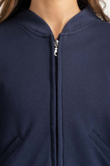 Regular Fit Zipper Sweatshirt WM-KNZ-WS24-029