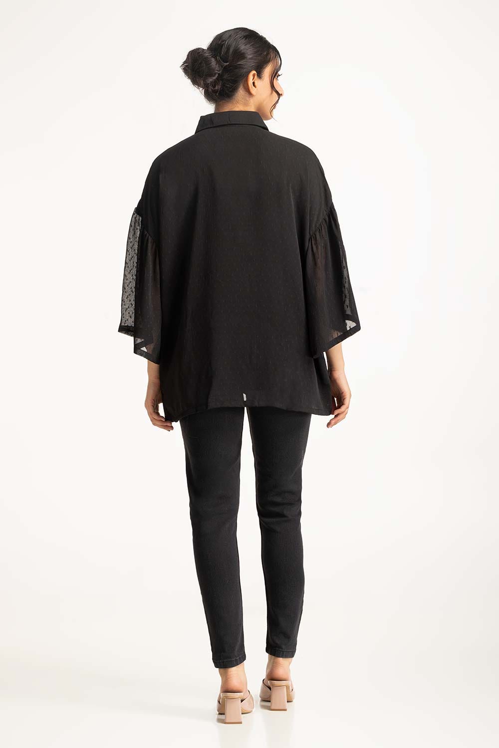 Relaxed sheer shirt WM-CS-SS24-057