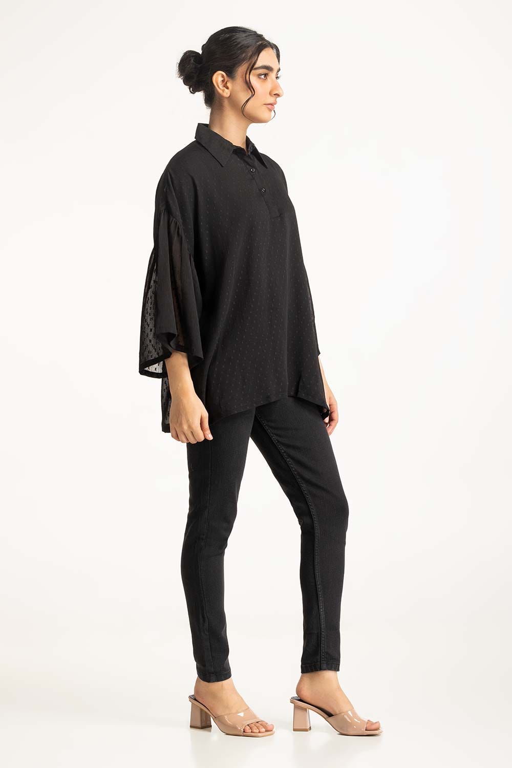 Relaxed sheer shirt WM-CS-SS24-057