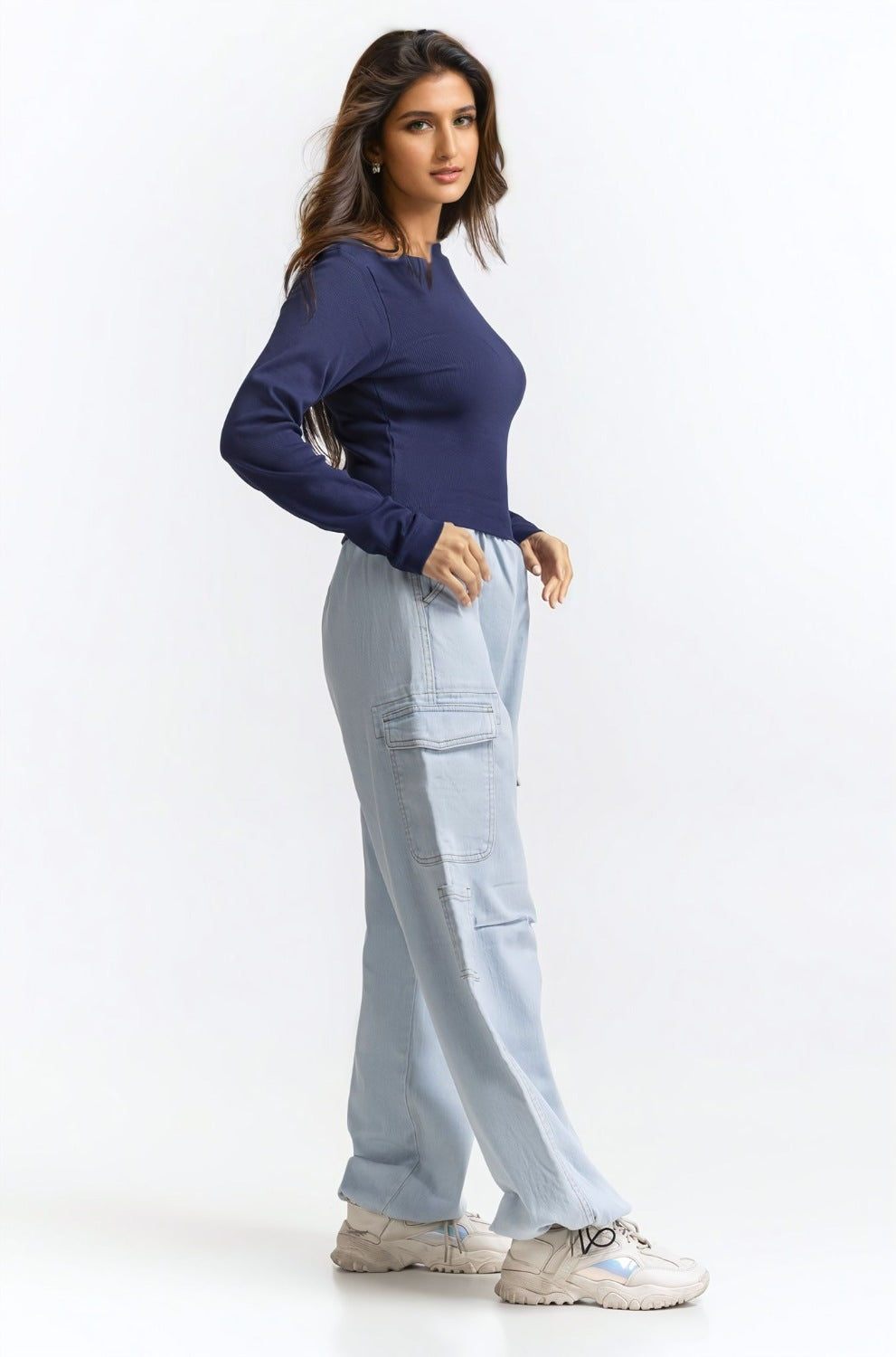 Ribbed Crew Neck Top WM-KTP-SS24-013
