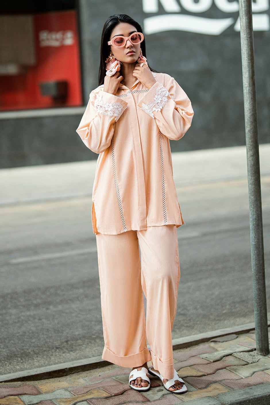 Ripple Crinkle Dyed Co-Ord Set