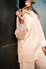 Ripple Crinkle Dyed Co-Ord Set IUSTTS-1006