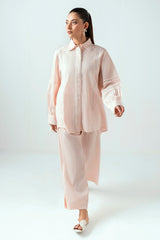 Ripple Crinkle Dyed Co-Ord Set IUSTTS-857