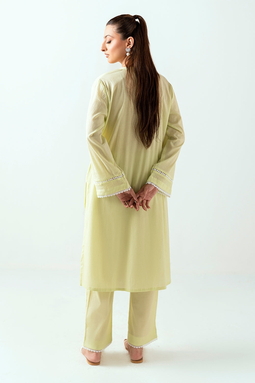 Ripple Crinkle Dyed Co-Ord Set IUSTTS-859