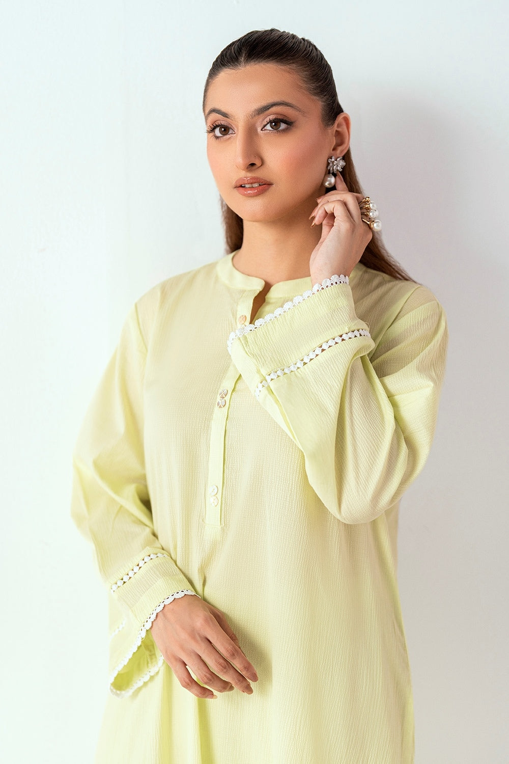 Ripple Crinkle Dyed Co-Ord Set IUSTTS-859