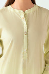 Ripple Crinkle Dyed Co-Ord Set IUSTTS-859