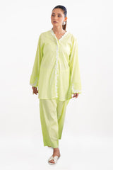 Ripple Crinkle Dyed Co-Ord Set IUSTTS-860