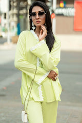 Ripple Crinkle Dyed Co-Ord Set IUSTTS-860