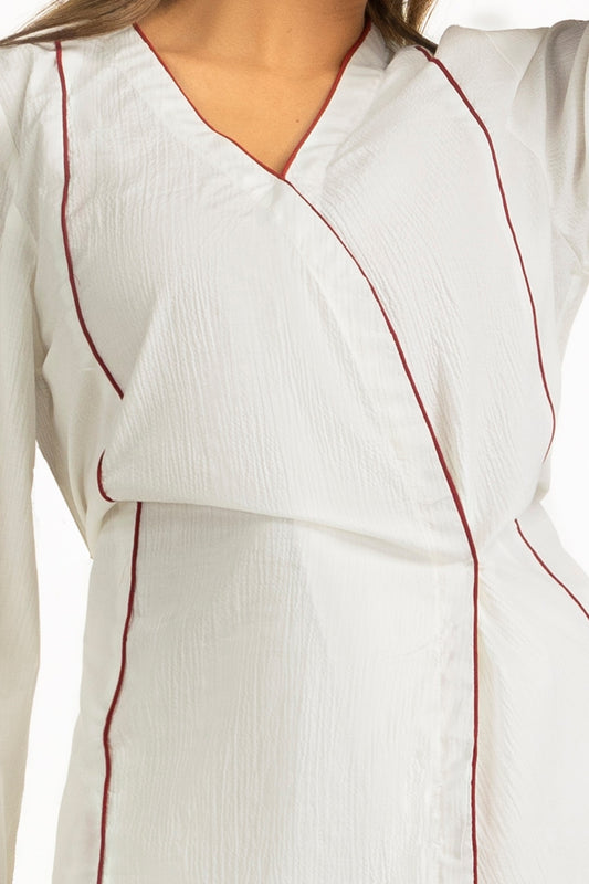 Ripple Crinkle Embroidered Co-Ord Set IPST-44753