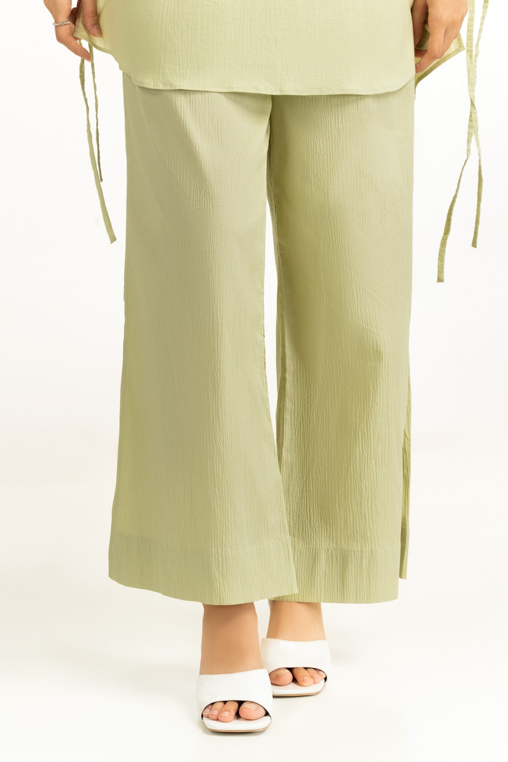 Ripple Crinkle Embroidered Co-Ord Set IPST-44757