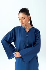 Ripple Crinkle Embroidered Co-Ord Set IUSTTS-1013