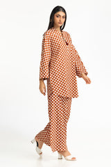 Ripple Crinkle Printed Co-Ord Set IPST-44944