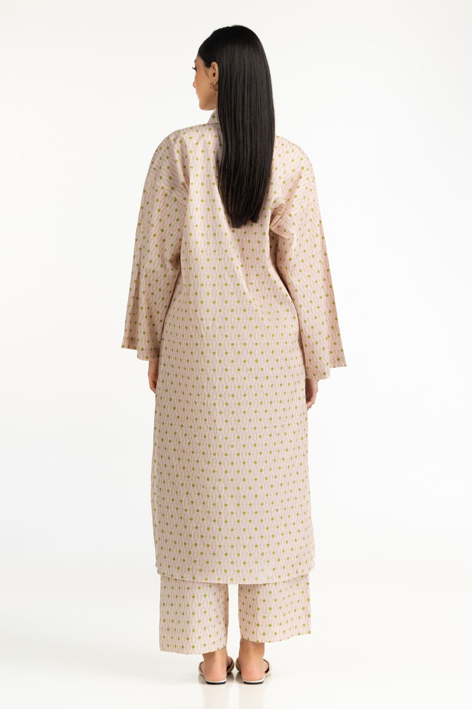 Ripple Crinkle Printed Co-Ord Set