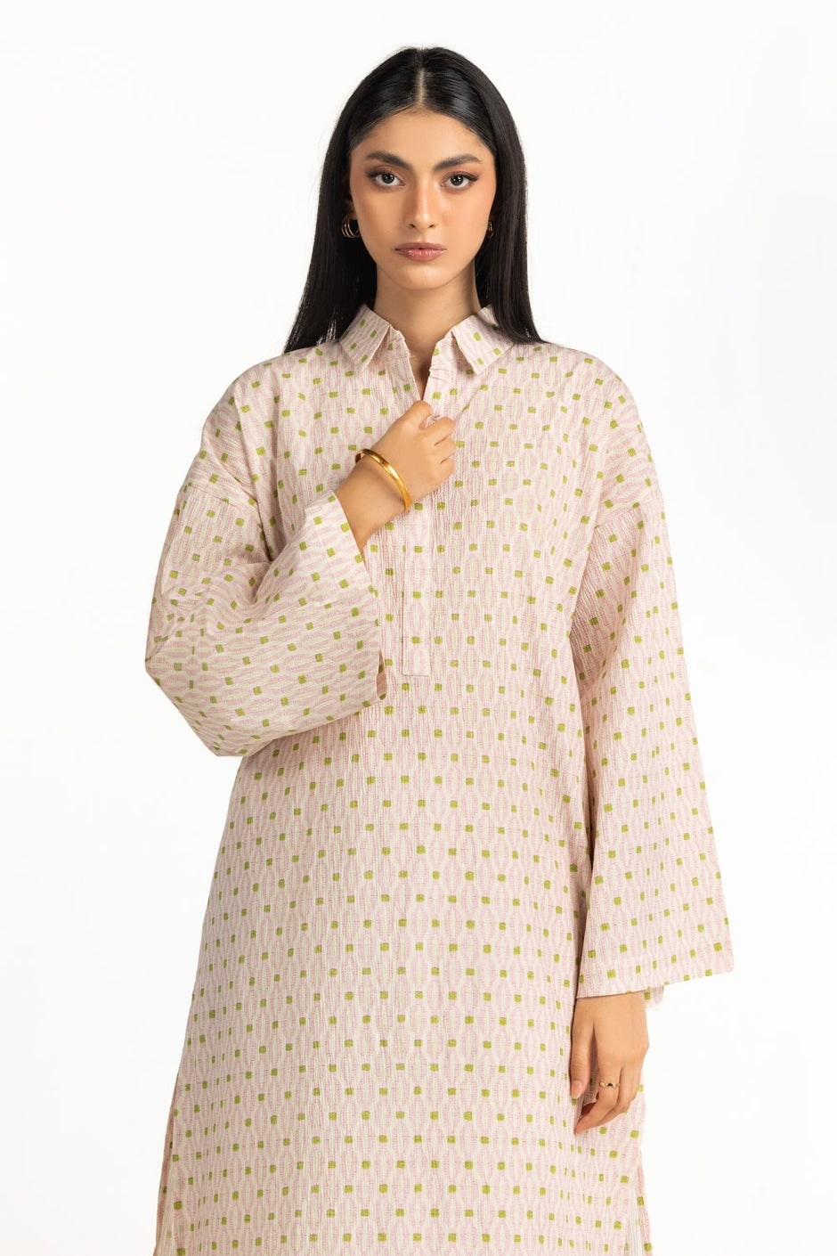 Ripple Crinkle Printed Co-Ord Set