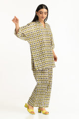 Ripple Crinkle Printed Co-Ord Set IPST-44948