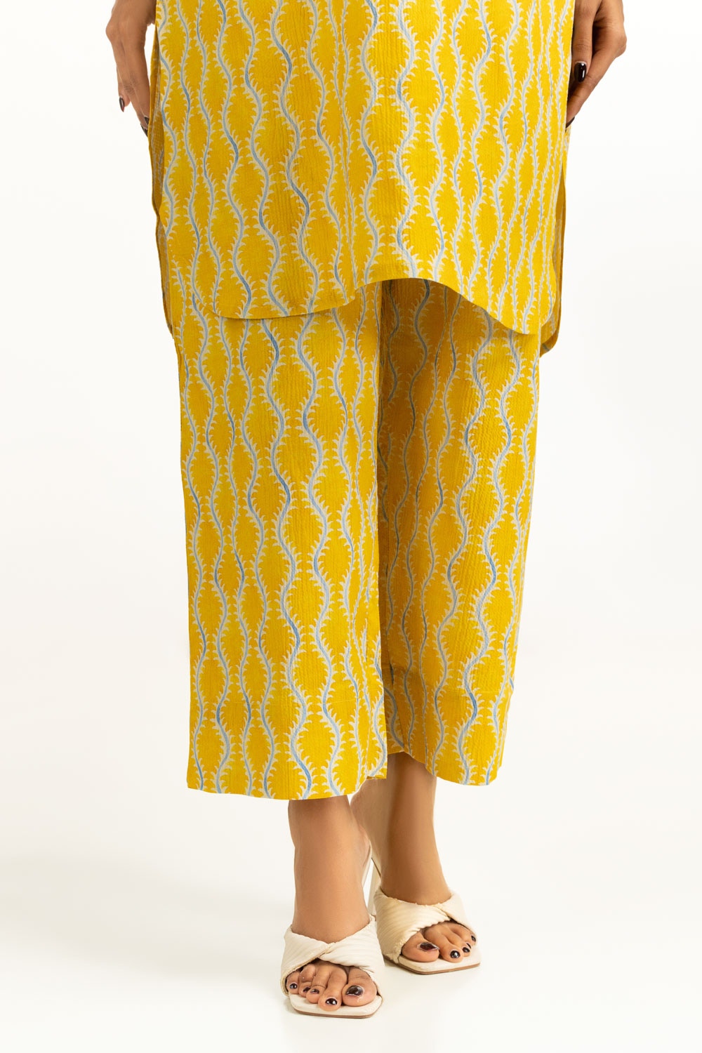 Ripple Crinkle Printed Co-Ord Set IPST-44949