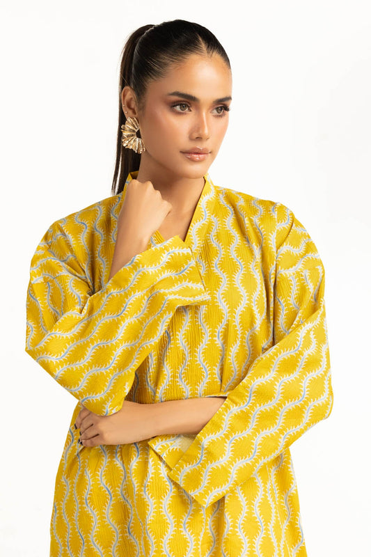 Ripple Crinkle Printed Co-Ord Set IPST-44949