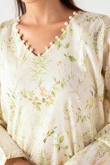 Ripple Crinkle Printed Co-Ord Set IUSTTS-806