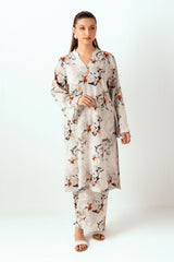 Ripple Crinkle Printed Co-Ord Set IUSTTS-807