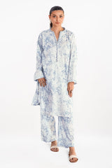 Ripple Crinkle Printed Co-Ord Set IUSTTS-808