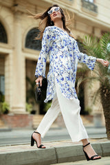 Ripple Crinkle Printed Co-Ord Set IUSTTS-832