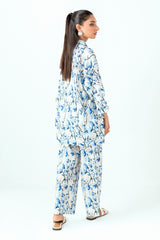 Ripple Crinkle Printed Co-Ord Set IUSTTS-848