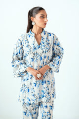 Ripple Crinkle Printed Co-Ord Set IUSTTS-848