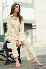 Ripple Crinkle Printed Co-Ord Set IUSTTS-855