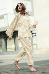 Ripple Crinkle Printed Co-Ord Set IUSTTS-855
