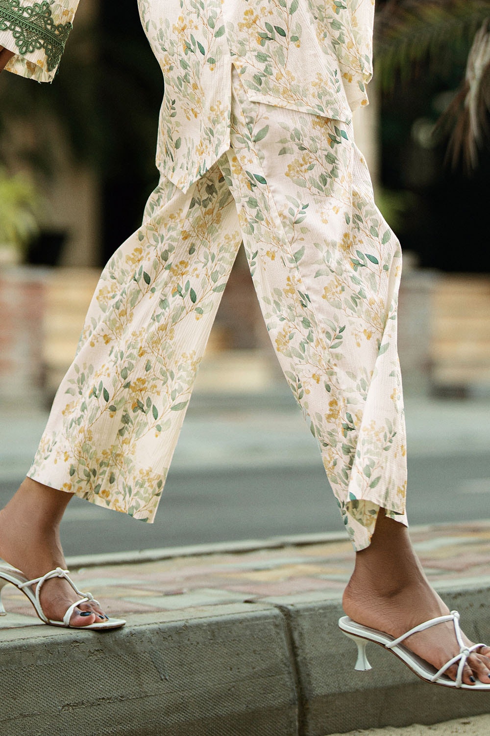 Ripple Crinkle Printed Co-Ord Set IUSTTS-856