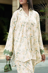 Ripple Crinkle Printed Co-Ord Set IUSTTS-856